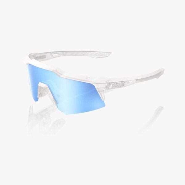 SALE 100% HiPER® Blue Mirror Lens SPEEDCRAFT® - Matte Black - HiPER® Blue Multilayer Mirror
