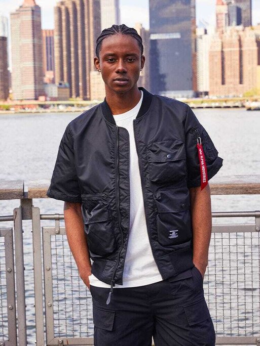 Alpha Industries - L-2B SHORT SLEEVE BOMBER JACKET - Military