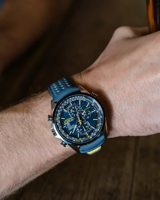 Citizen Watch - Men's 43mm Blue Angels Edition World Time