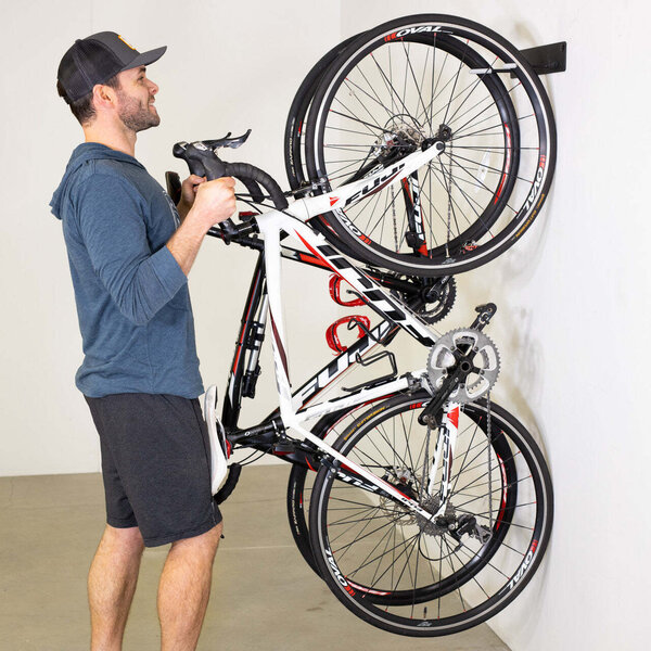StoreYourBoard - BLAT Bike Storage Rack | 2 Bikes | Black - Military ...