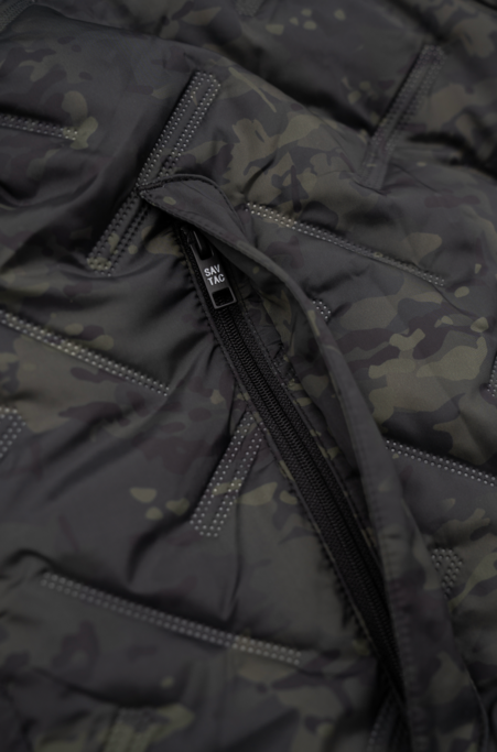 Savage Tacticians - STMC® Black Camo Reversible Woobie Jacket