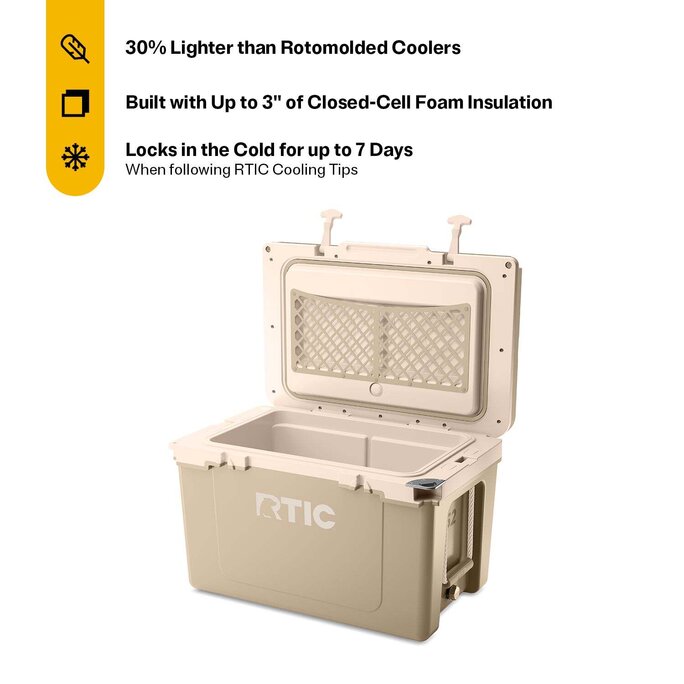 RTIC Outdoors - RTIC 52 Quart Ultra-Light Hard Cooler - Military