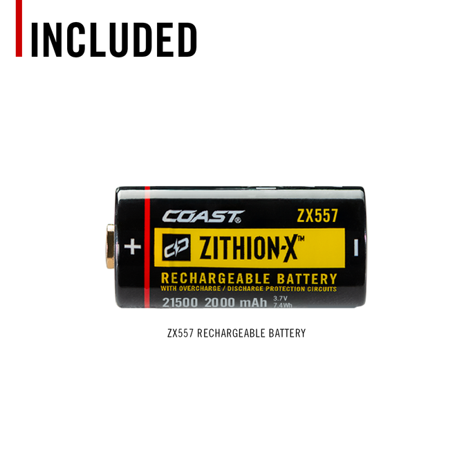 COAST Products - ZX557 Rechargeable Battery - Military & First