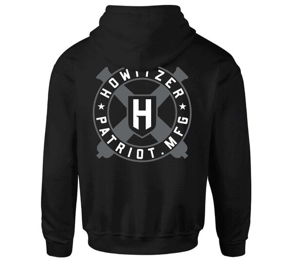 Howitzer Clothing - Cannon Logo Zip Hood - Military & First Responder ...