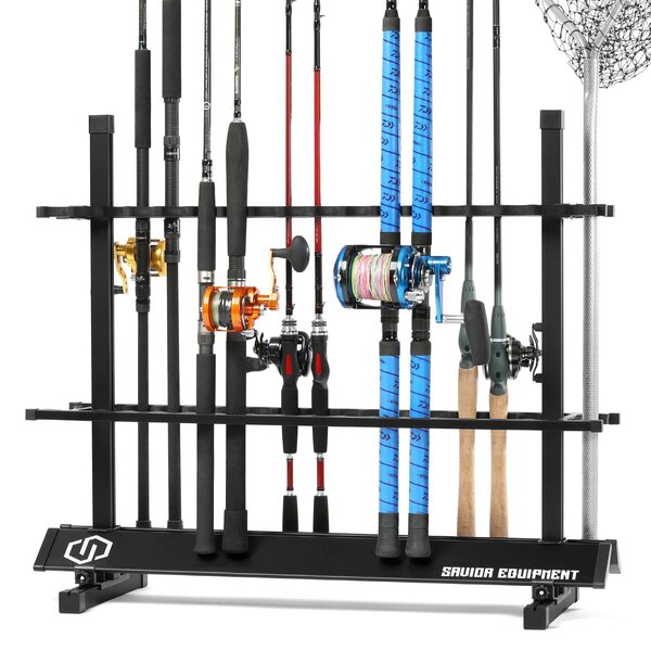 Snapper Racks Savior Equipment - Aluminum Fishing Rod Holder Rack - 24/36/48 Slots ...