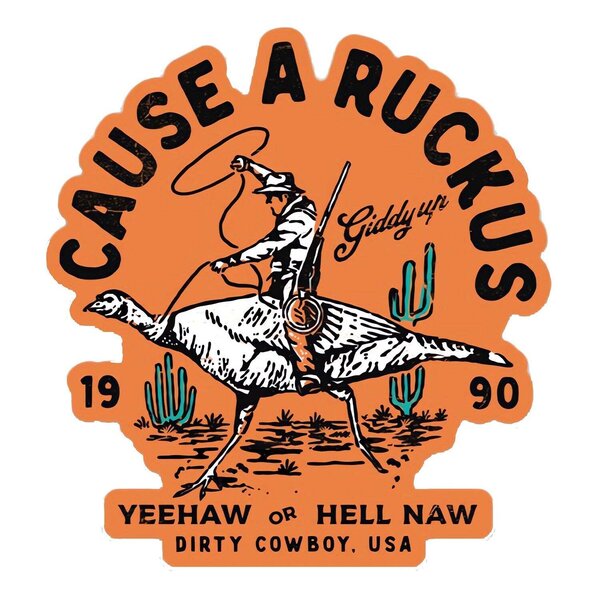Combat Iron Apparel™ - Cause A Ruckus Decal Sticker - Military & First ...