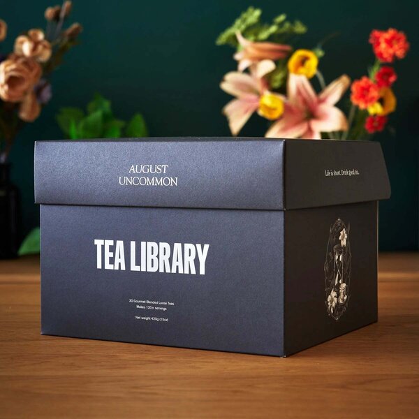 August Uncommon Tea - Tea Library - Deluxe 30 Tea Sampler. Gotta taste ...