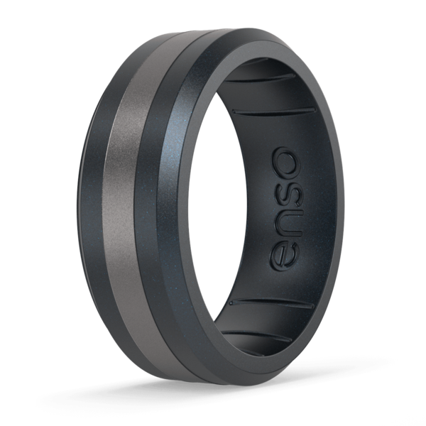 Enso Rings - Axis Ring - Black Pearl & Platinum - Military & First ...