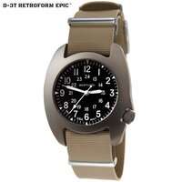 Bertucci Watches - D-3T RETROFORM EPIC - Black Dial w/ Obsidian