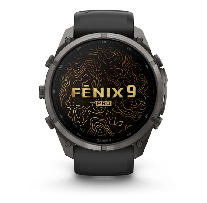 Garmin - Fenix 9 Pro 51mm AMOLED inReach Watch - Military & Gov't