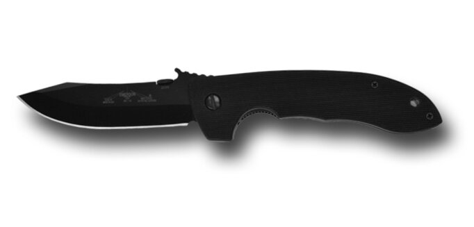 Black Titanium Pocket Clip Compatible To Emerson CQC-7 CQC-15 Horseman Knives