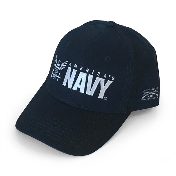 Grunt Style - USN America's Navy Embroidered Logo Hat - Military & Gov ...