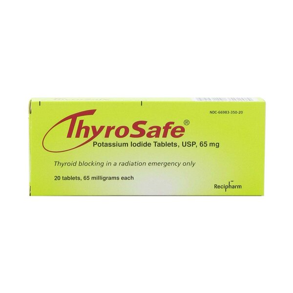 MIRA Safety FDA Approved Thyrosafe Potassium Iodide (KI) Tablets Protects Against