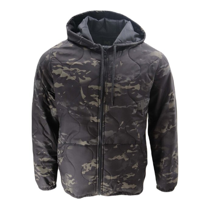 Rothco Quilted Woobie Hoodie - Lightweight Military Poncho Liner Hooded Sweatshirt