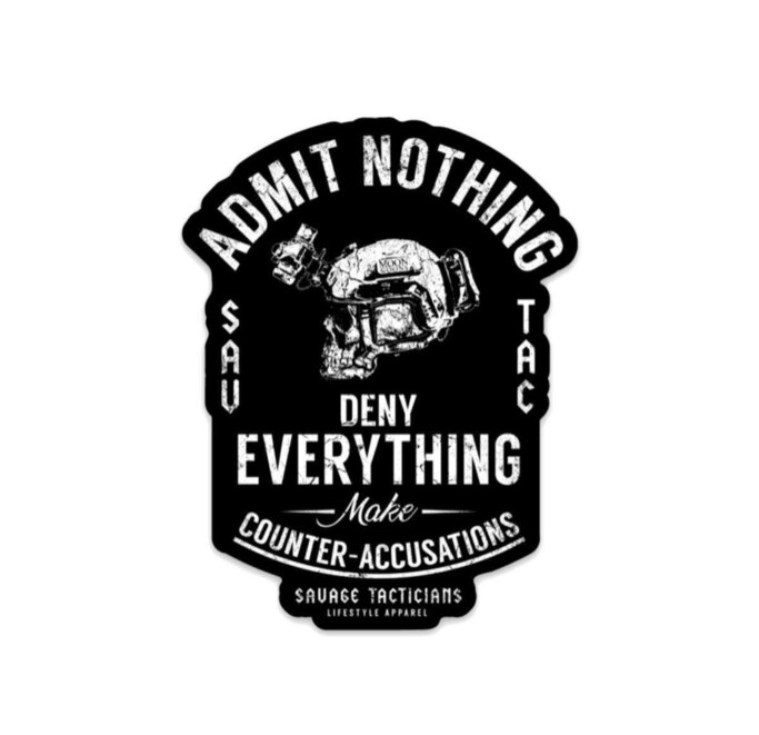 Savage Tacticians - Spooks Mantra Sticker - Military & First ...