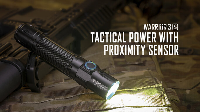 Olight - Warrior 3S 2300 Lumen Rechargeable Tactical Flashlight
