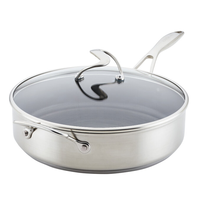 Circulon Next Generation Stainless Steel 7.5qt Covered Stockpot