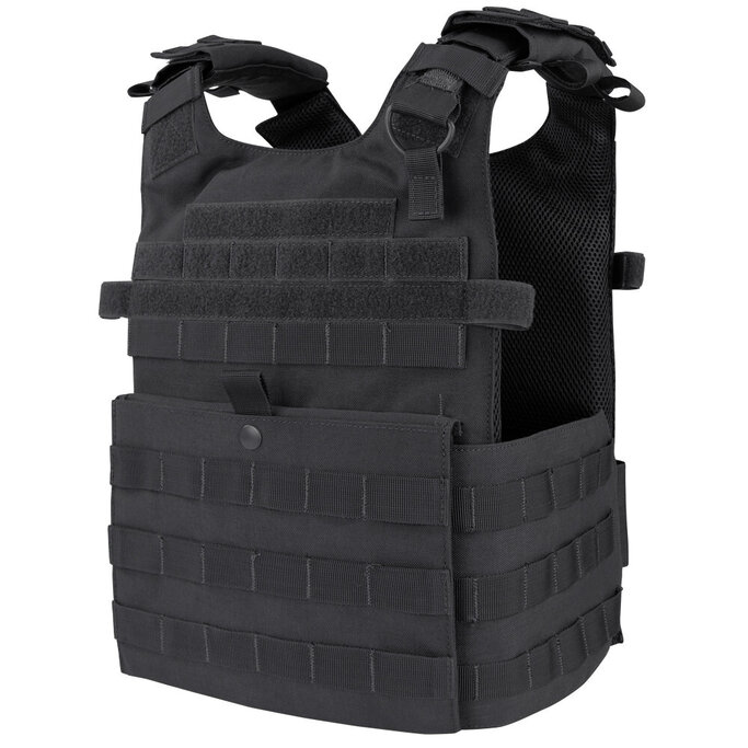 Condor Tactical Vest Enforcer Plate Carrier Military MOLLE Black