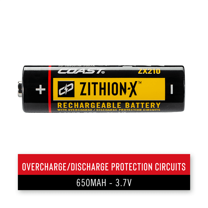 COAST Products - ZX210 Rechargeable Battery - Military & First