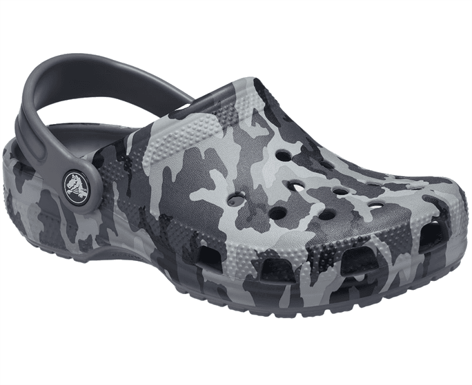 Black and grey crocs hotsell
