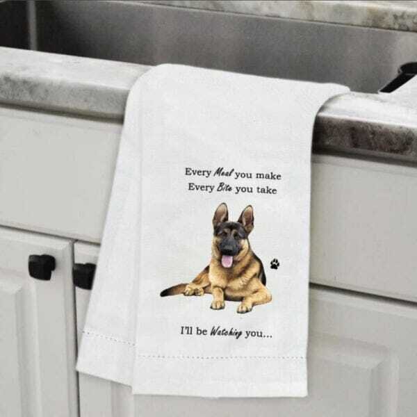 German Shepherd Shop E&S Pets German Shepherd Kitchen Towel