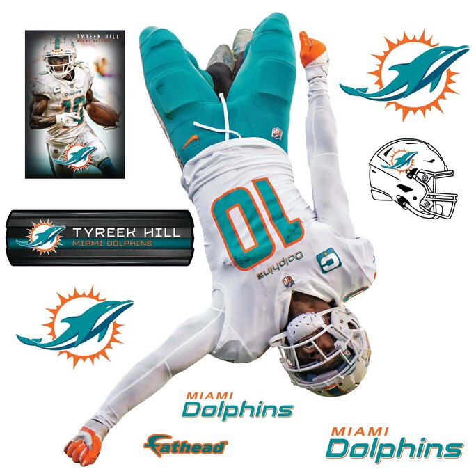 Tyreek Hill - Tyreek Hill Miami Dolphins - Sticker