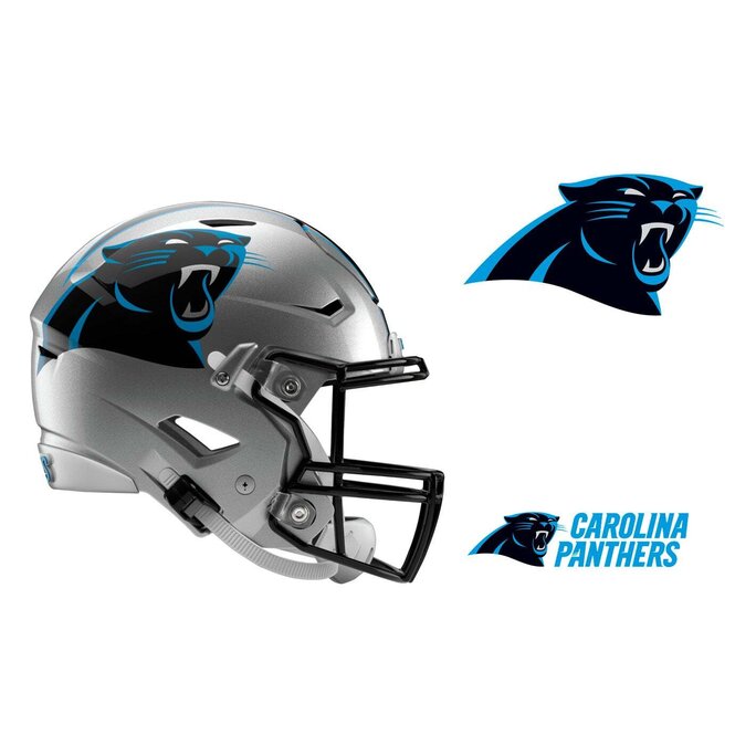 Fathead - Carolina Panthers: 2022 Helmet - Officially Licensed NFL