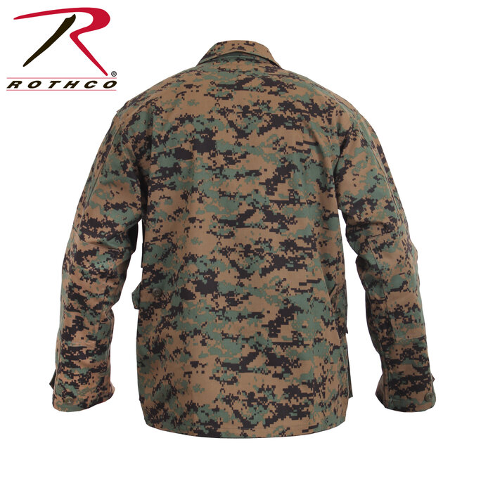 Rothco - Men's Digital Camo BDU Long Sleeve Shirt - Discounts for