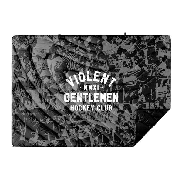 Violent Gentlemen Brawl Rumpl Puffy Blanket Military & First Responder Discounts GOVX