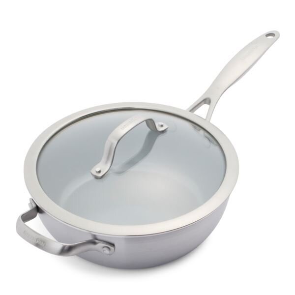 Reserve Ceramic Nonstick 12 Frypan with Lid and Helper Handle