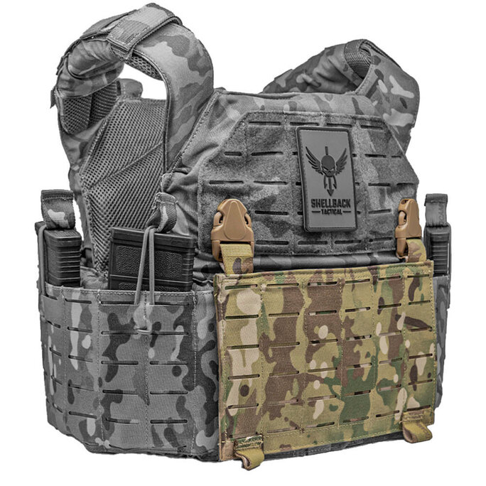 Shellback Tactical - Laser Cut Molle Clip Placard 2.0 - Military