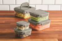 Rachael Ray - Leak-Proof Stacking Food Storage Container Set - 30-Piece -  Discounts for Veterans, VA employees and their families!