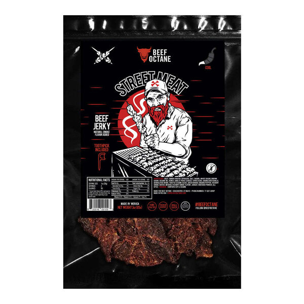 Beef Octane Street Meat Beef Jerky Military & First Responder