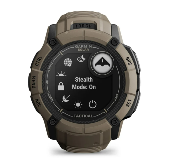 Garmin - Instinct 2X Solar Tactical Edition Watch - Military & Gov