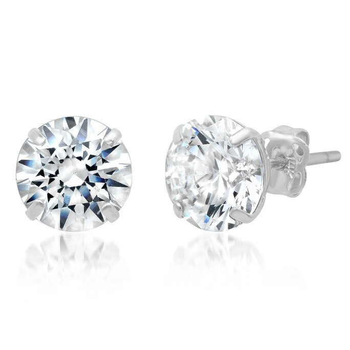 Pure Hearts Platinum Swarovski® Zirconia Earrings Online Jewellery Shopping  India | Platinum 950 | Candere by Kalyan Jewellers