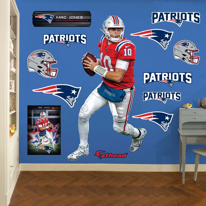 New England Patriots: 2022 Helmet - Officially Licensed NFL Removable –  Fathead