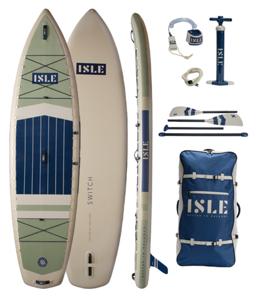 ISLE USA Switch Paddle Board Kayak Hybrid Military & First