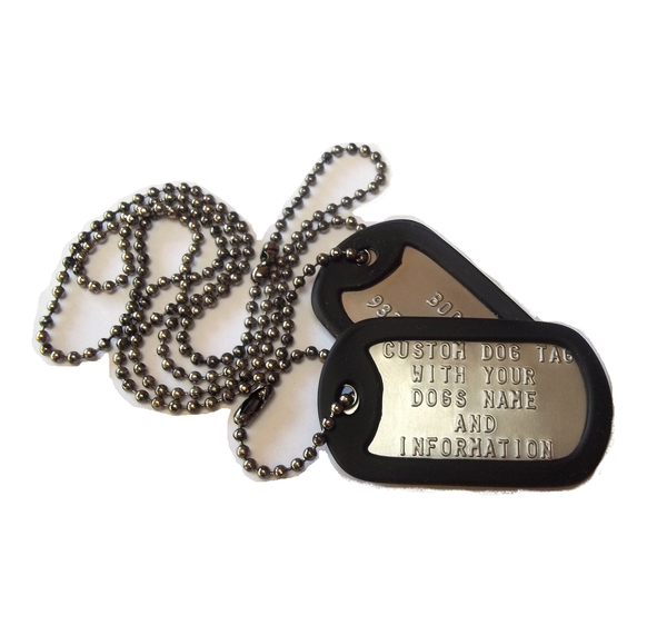 Heavy duty best sale military dog tags