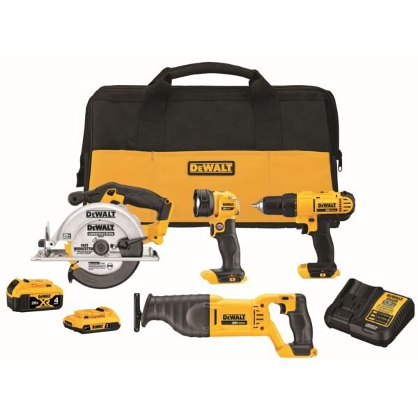 Dewalt drill circular saw deals combo kit