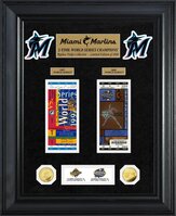 The Highland Mint | Miami Marlins 2023 Signature Field Photo Frame