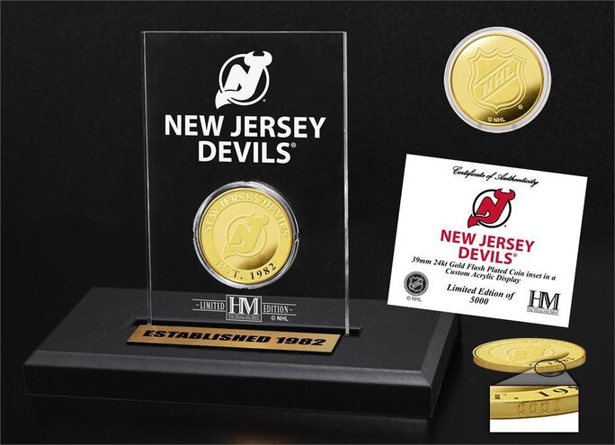 The Highland Mint - New Jersey Devils Stanley Cup Banner Collection Photo  Mint - Discounts for Veterans, VA employees and their families!