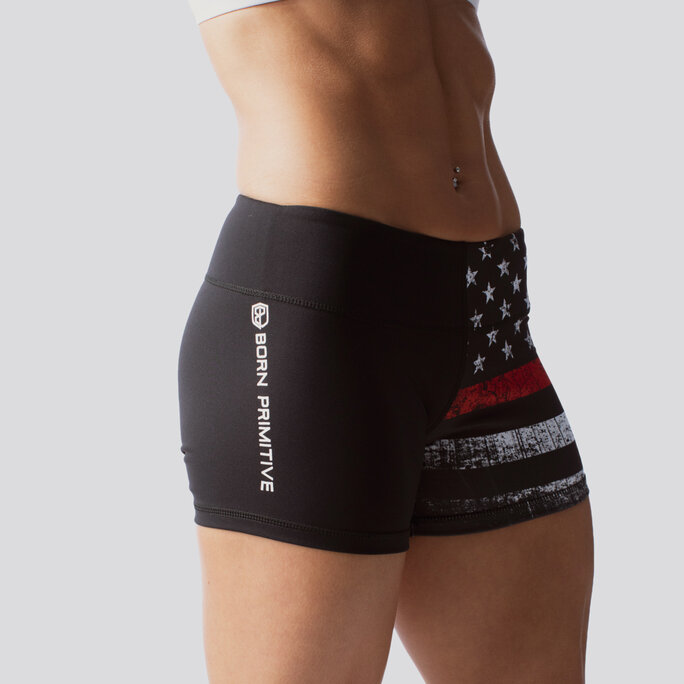 Born Primitive - Women's Double Take Booty Shorts - Discounts for Veterans,  VA employees and their families!