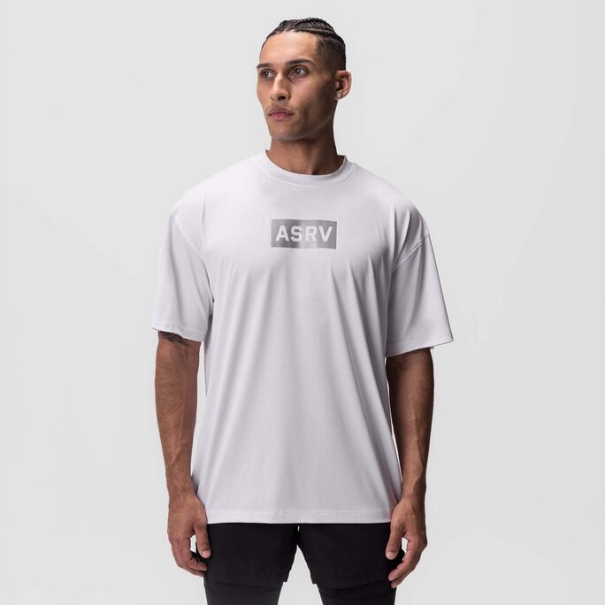 ASRV - 0822. Silver-Lite™ 2.0 Oversized Tee - White 