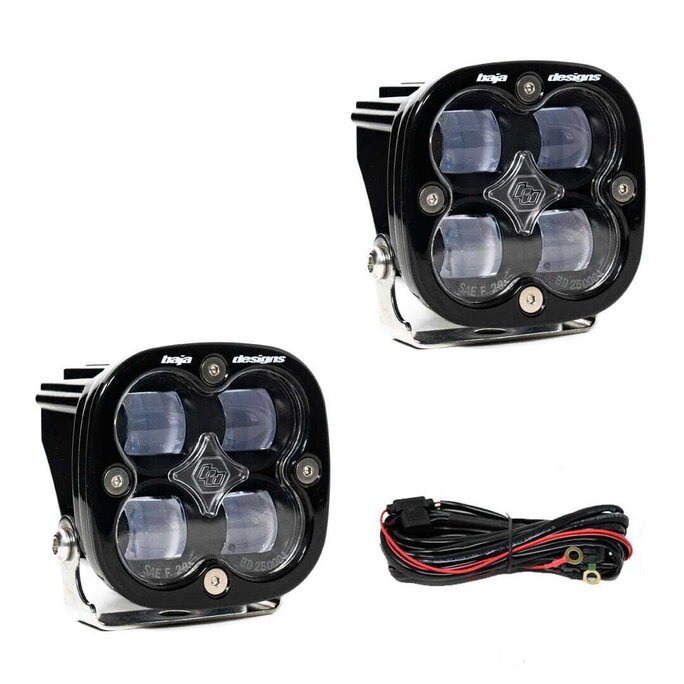 Chassis Unlimited Inc. - Baja Designs Squadron SAE LED Auxiliary Light Pod  Pair - SAE Fog - Military & First Responder Discounts