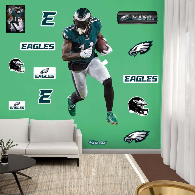 Philadelphia Eagles: 2022 Helmet - Officially Licensed NFL Removable  Adhesive Decal