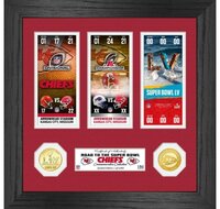 Tampa Bay Buccaneers 2-Time Super Bowl Champions Deluxe Gold Coin & Ticket Collection