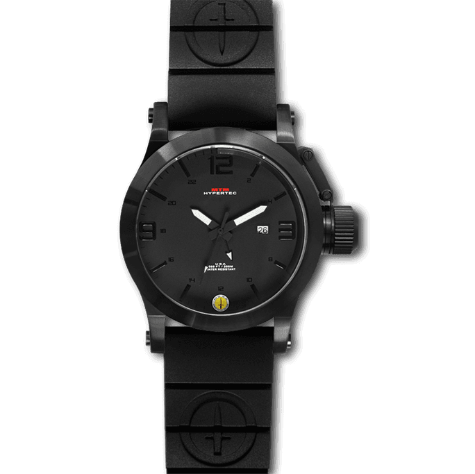 MTM Hypertec 44 Black Steel Watch Rubber Strap II Discounts for Veterans VA employees and their families Veterans Canteen Service