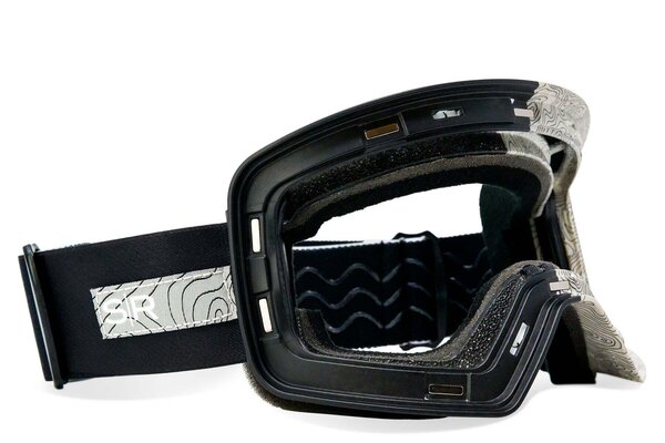 Frontier Snow Goggle - White Magnetic Frame + Strap (Lens Not Included)