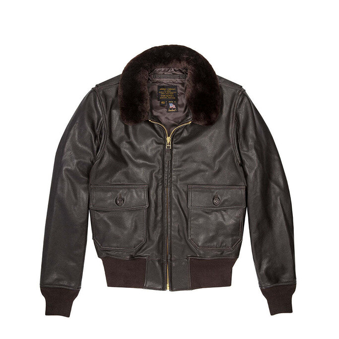 84年製　g-1 flightjacket　us.navy Size40 Cockpit USA - U.S. Navy Issue Mil Spec G-1 Jacket Z2108 - Military