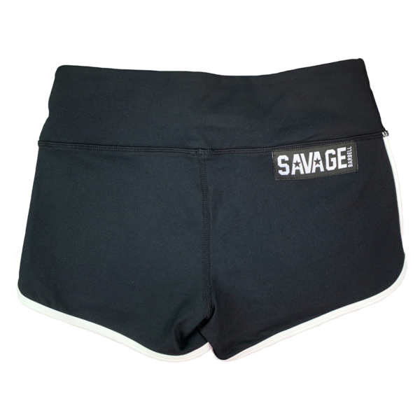 Savage Barbell Apparel Varsity Booty Shorts Black Military
